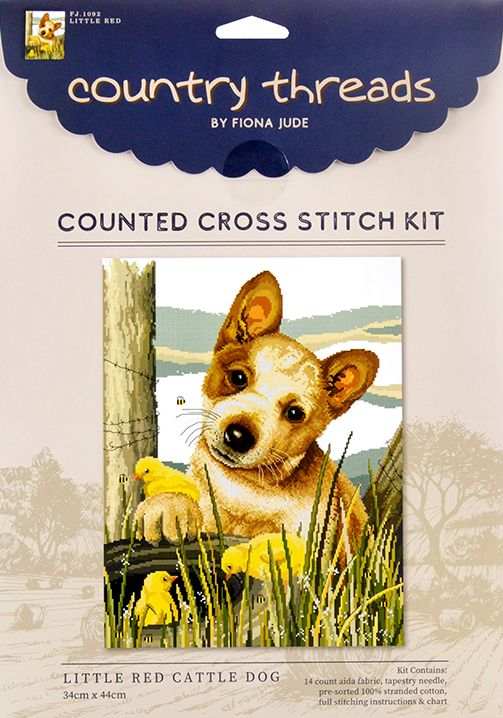 Country Threads Little Red Cross Stitch Kit