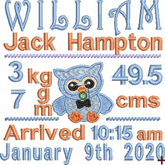 Personalised Bear Blue Cubbie