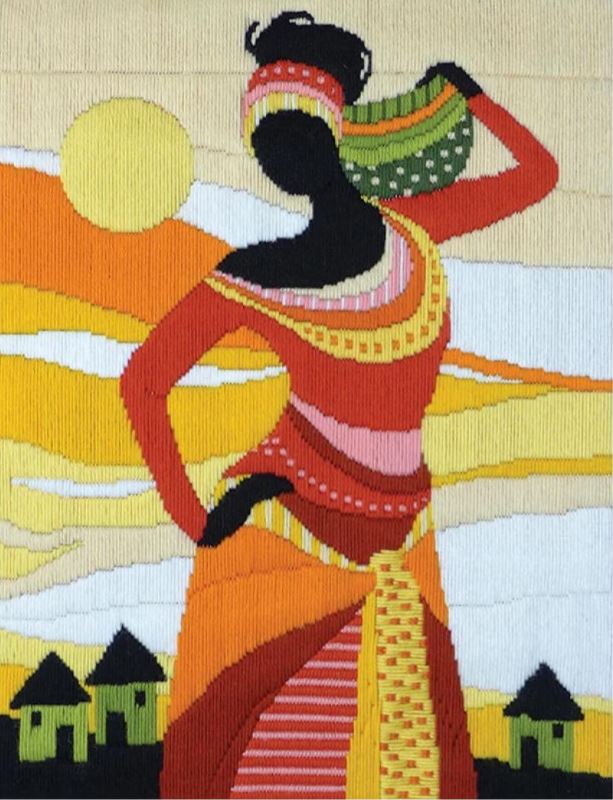 Country Threads Long Stitch Kit African Lady