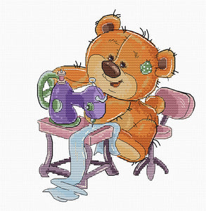 B1179Teddy-bear-CrossStitchKitLuca-S