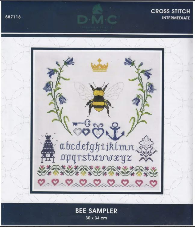 DMC Bee Sampler Cross Stitch Kit