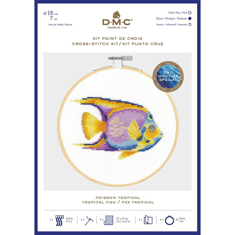 DMC Cross Stitch Kit - Tropical Fish