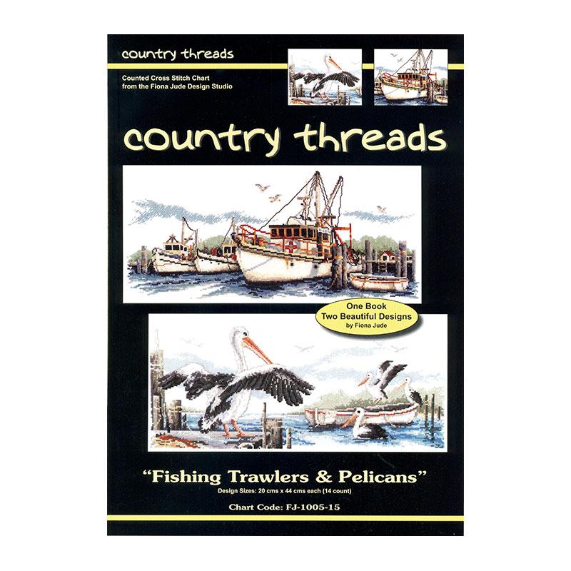 Country Threads - Fishing Trawlers & Pelicans - Chart