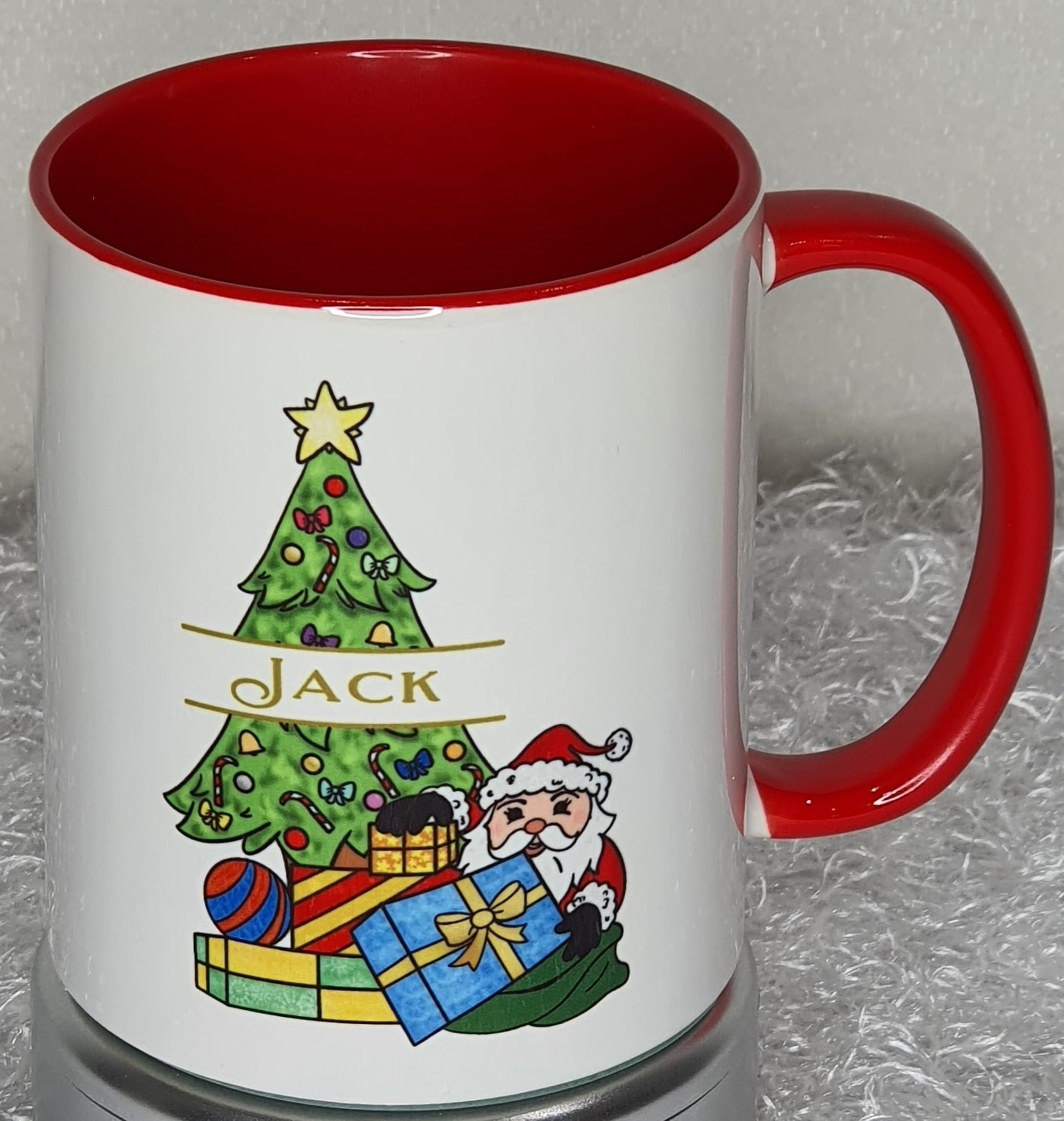 Personalised Santa Mugs - Tree