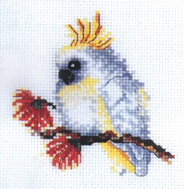 Baby Cockatoo - DMC Cross Stitch Kit
